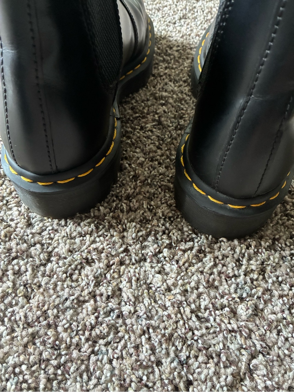 Doc Martens 2976 Black Chelsea Boots Platform EU 38 US 7 - Picture 6 of 6